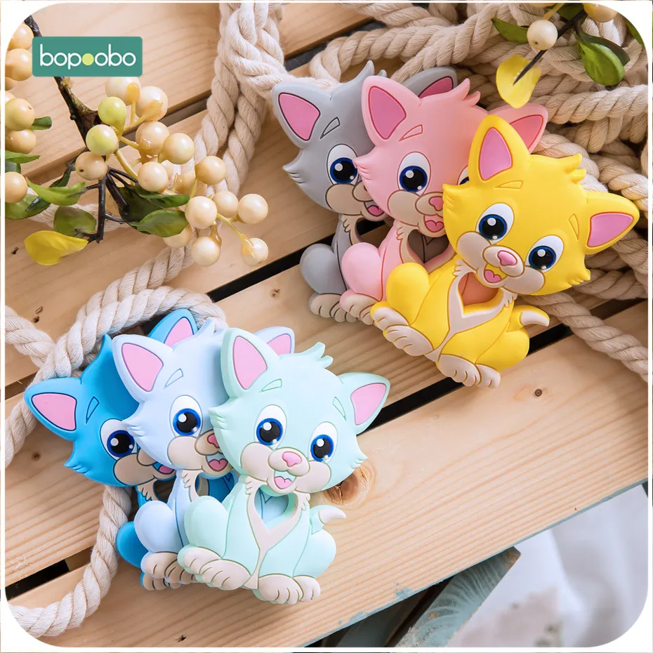 Bopoobo 5pcs Silicone Beads Baby Teething Food Grade Cat Chewable Beads DIY Toys Nursing Gifts Pendant Bracelet Baby Teethers
Bopoobo 5pcs Silicone Beads Baby Teething Food Grade Cat Chewable Beads DIY Toys Nursing Gifts Pendant Bracelet Baby Teethers