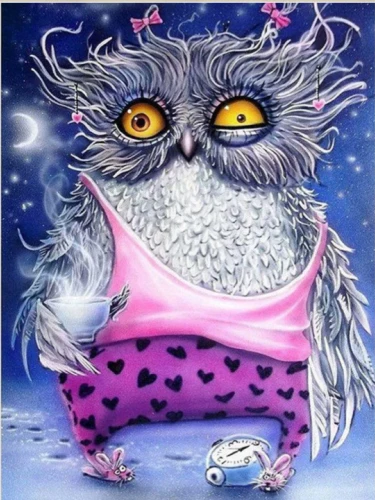 DIY Diamond embroidery animal owl rhinestones Round drill Cross stitch kits 5d diamond painting Children's gifts
DIY Diamond embroidery animal owl rhinestones Round drill Cross stitch kits 5d diamond painting Children's gifts