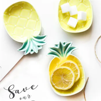 Ins Nordic Ceramic Storage Tray Vogue Chic Minimalist Pineapple Shape Dessert Fruit Salad Food Kitchen Storage Plate Table Decor
Ins Nordic Ceramic Storage Tray Vogue Chic Minimalist Pineapple Shape Dessert Fruit Salad Food Kitchen Storage Plate Table Decor