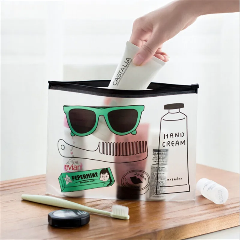 Women Cosmetic Bags Transparent PVC Toiletry Bag Travel Organizer Clear Makeup Bag Beauty Case Make up Bath Wash Bath Pouch
Women Cosmetic Bags Transparent PVC Toiletry Bag Travel Organizer Clear Makeup Bag Beauty Case Make up Bath Wash Bath Pouch