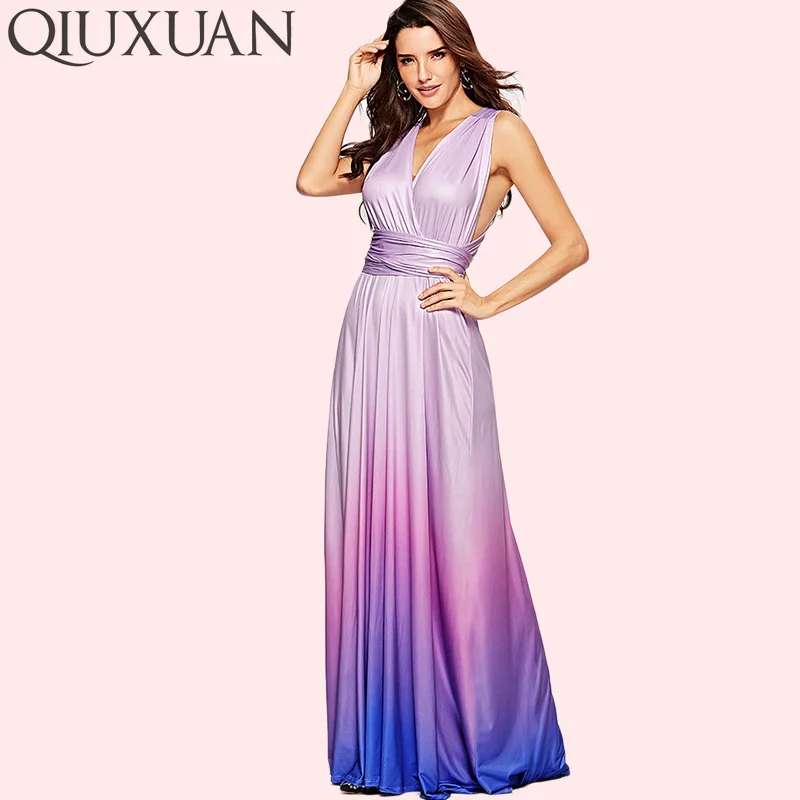 QIUXUAN Ombre Tie Dye High Waist Maxi Dress Summer Fashion Cross Back Sleeveless Wrap Dress Ruched Waist Women Party Dress
QIUXUAN Ombre Tie Dye High Waist Maxi Dress Summer Fashion Cross Back Sleeveless Wrap Dress Ruched Waist Women Party Dress