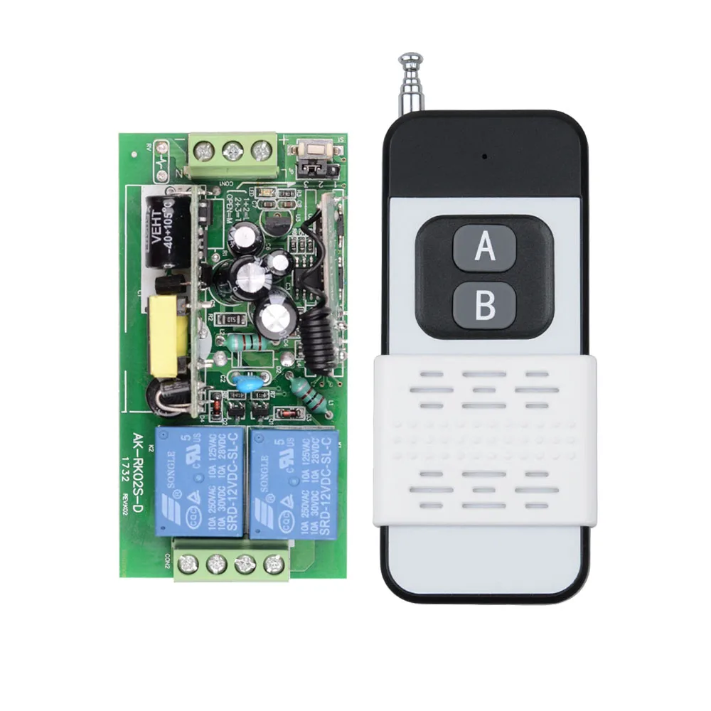 AC 110V 250V 220V RF Wireless Remote Control Switch System Wireless Lighting Switch For LED Motor Lamp With Long Distance
AC 110V 250V 220V RF Wireless Remote Control Switch System Wireless Lighting Switch For LED Motor Lamp With Long Distance