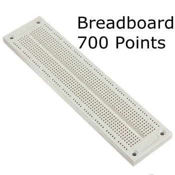 SYB-120 700 Position Point Solderless PCB Breadboard Protoboard 178mm*45mm Color White
SYB-120 700 Position Point Solderless PCB Breadboard Protoboard 178mm*45mm Color White