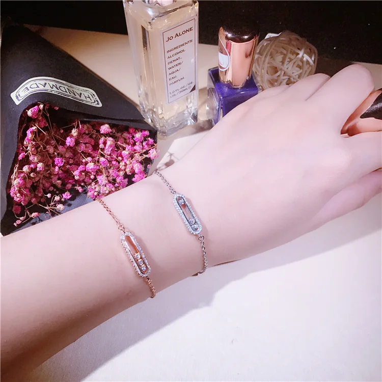 Hot design rose gold Move bracelet for mother gift Cubic Zircon moved 3 stone bracelets silver colorfashion France brand jewelry
Hot design rose gold Move bracelet for mother gift Cubic Zircon moved 3 stone bracelets silver colorfashion France brand jewelry