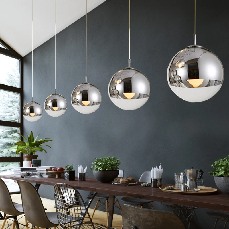 Bar Lamp Kitchen Island Pendant Light Bedroom Silver Glass Lighting Study Modern Pendant Lights Home Indoor Lights Bulb For Free
Bar Lamp Kitchen Island Pendant Light Bedroom Silver Glass Lighting Study Modern Pendant Lights Home Indoor Lights Bulb For Free