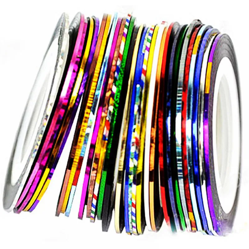 New 10X Color Rolls Striping Tape Line Nail Art Sticker Nail DIY Kit Nail Art UV Gel Tip Home Girl Supply
New 10X Color Rolls Striping Tape Line Nail Art Sticker Nail DIY Kit Nail Art UV Gel Tip Home Girl Supply