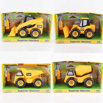 4pcs/lot assembly model boys toy plastic engineer vehicle trucks model building kits educational toys DIY children kids Gifts
4pcs/lot assembly model boys toy plastic engineer vehicle trucks model building kits educational toys DIY children kids Gifts
