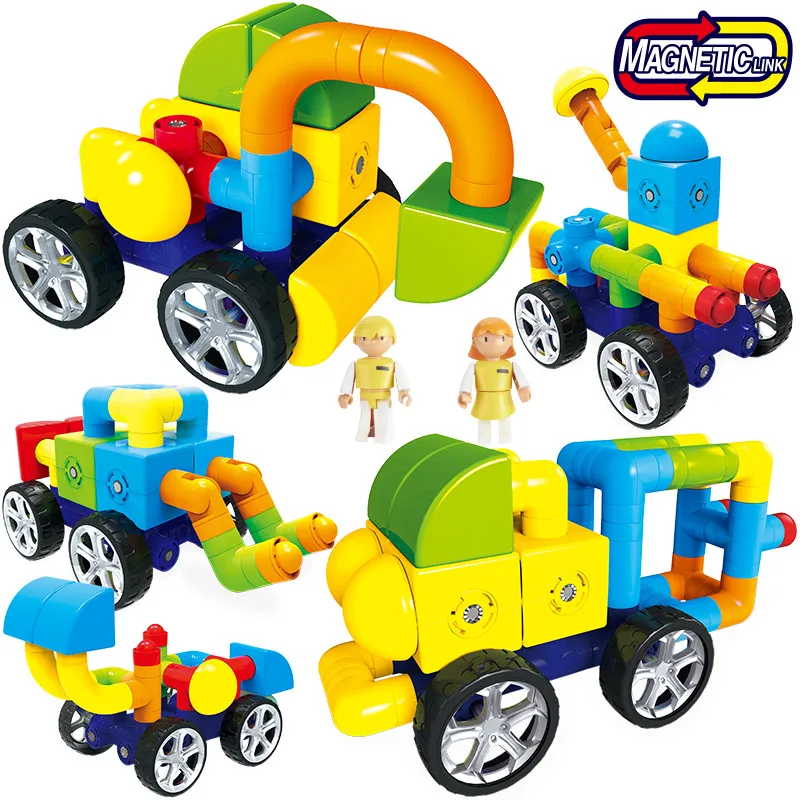 42Pcs Magnetic Designer Pipe Building Blocks Engineering Vehicle Bulldozer Figures Model Set Educational Toy For Children Gifts
42Pcs Magnetic Designer Pipe Building Blocks Engineering Vehicle Bulldozer Figures Model Set Educational Toy For Children Gifts