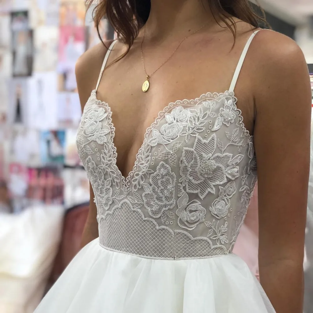 Eslieb The newest Design Wedding dress 2019 Spaghetti Straps wedding dresses Vestido de Noiva
Eslieb The newest Design Wedding dress 2019 Spaghetti Straps wedding dresses Vestido de Noiva