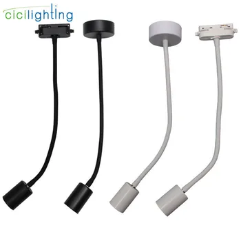 New E27 Hose Ceiling lights Industrial adjustable track lights black white gooseneck ceiling light LED spot lamp
New E27 Hose Ceiling lights Industrial adjustable track lights black white gooseneck ceiling light LED spot lamp