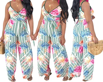 Sexy Striped V Neck Sexy Bodysuits Women Drawstring Body Femme Rompers Feminino Floral Playsuit Overalls Print Summer Jumpsuit 
Sexy Striped V Neck Sexy Bodysuits Women Drawstring Body Femme Rompers Feminino Floral Playsuit Overalls Print Summer Jumpsuit