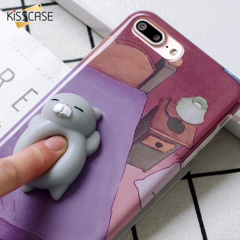 KISSCASE Cute 3D Squishy Phone Cases For iPhone 7 7 Plus Funny Cat Panda Seal 3D Cover For iPhone 6 6s Plus 8 8 Plus Phone Case
KISSCASE Cute 3D Squishy Phone Cases For iPhone 7 7 Plus Funny Cat Panda Seal 3D Cover For iPhone 6 6s Plus 8 8 Plus Phone Case