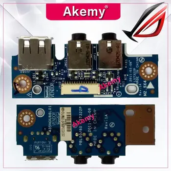 For Asus K43TA K43TK K43BR K43BY K53B K53B K53TK K53T K53U K43U PBL50/60 LS7322P Laptop Audio usb IO board Interface board
For Asus K43TA K43TK K43BR K43BY K53B K53B K53TK K53T K53U K43U PBL50/60 LS7322P Laptop Audio usb IO board Interface board