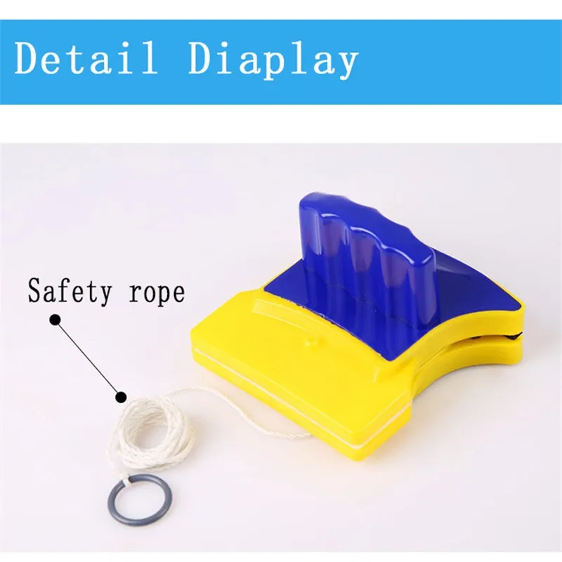 Magnetic Window Cleaner Double Side Glass Wiper Useful Surface Cleaning Brush for Home Useful for 3-8MM Thickness Glass
Magnetic Window Cleaner Double Side Glass Wiper Useful Surface Cleaning Brush for Home Useful for 3-8MM Thickness Glass