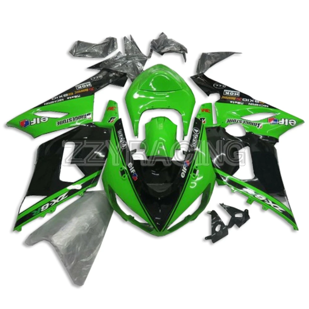 Injection Fairings Kits for Kawasaki ZX6R 2005 2006 Year ZX-6R 05 06 Complete Motorcycle Body Kit Cowlings Black Green New Hulls
Injection Fairings Kits for Kawasaki ZX6R 2005 2006 Year ZX-6R 05 06 Complete Motorcycle Body Kit Cowlings Black Green New Hulls