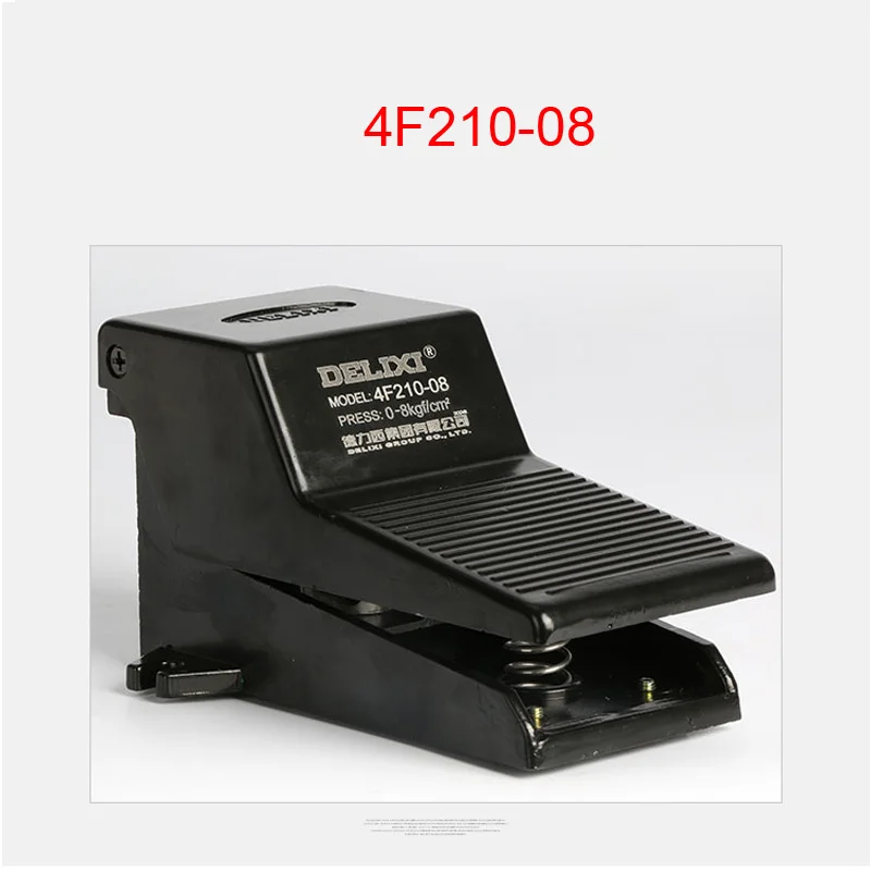Free Shipping Foot Valve 5 Port Pneumatic Air Manual Pedal Valves 1/4 inch 1/4" BSP 4F210-08 2/5 5/2 Way | Обустройство дома