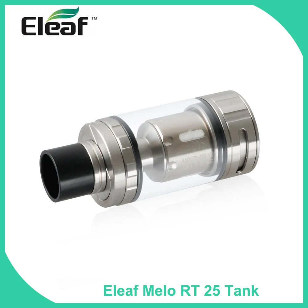 

Clearance Original Eleaf MELO RT 25 Sub Ohm Tank Eleaf Retractable Top fill rdta Atomizer Tank vape 510 thread with 4.5ml e-cig