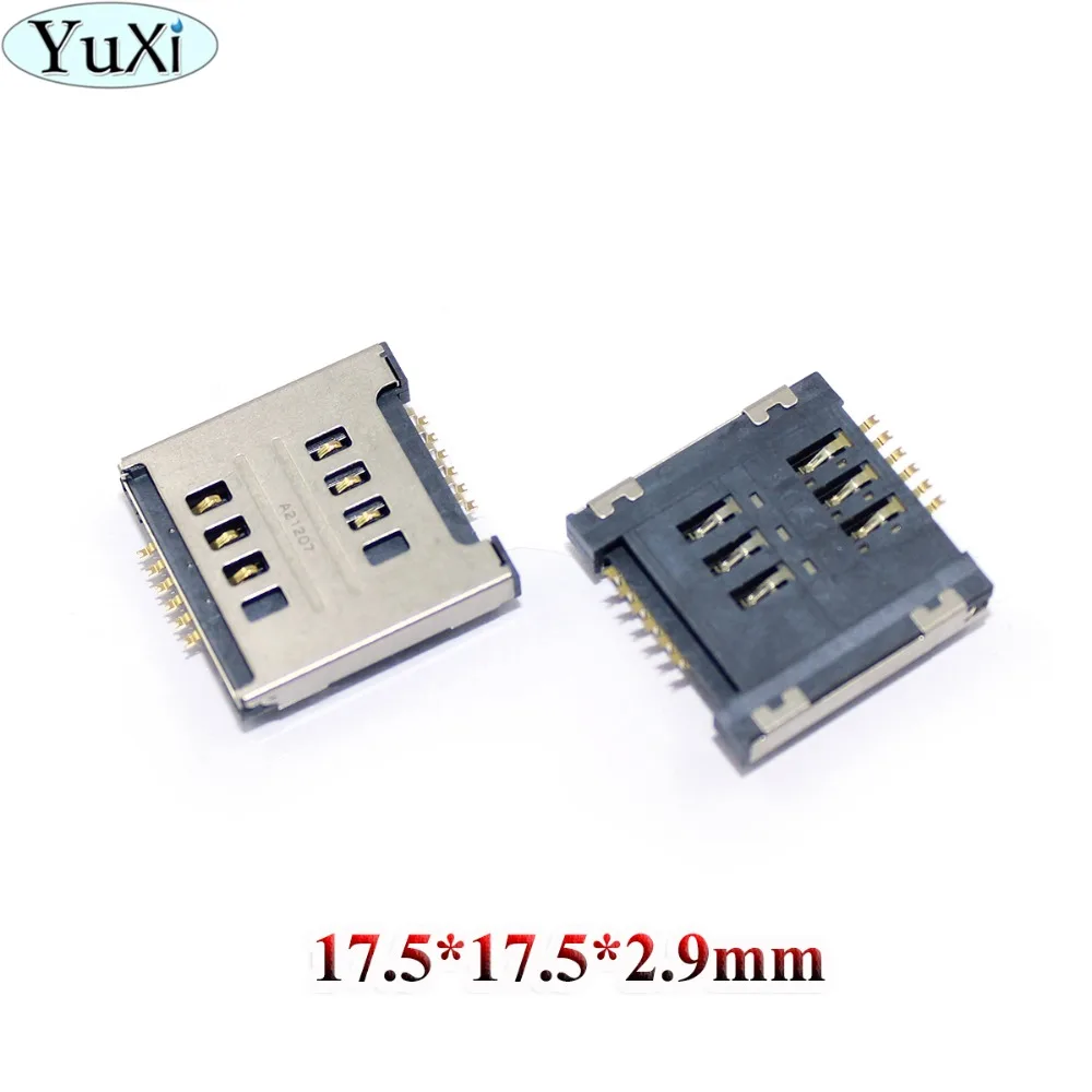 YuXi For LG D285 Optimus L65 D325 L70 D380 L80 E455 E615 E715 L5 P715 L7 II T370, T37 (dual SIM) SIM Card Connector
YuXi For LG D285 Optimus L65 D325 L70 D380 L80 E455 E615 E715 L5 P715 L7 II T370, T37 (dual SIM) SIM Card Connector