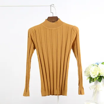 Turtleneck Sweater Bottoming Shirt Female long-sleeved Turtleneck Jacket women's Knitted New Korean Sweater 2018 Sweater
Turtleneck Sweater Bottoming Shirt Female long-sleeved Turtleneck Jacket women's Knitted New Korean Sweater 2018 Sweater