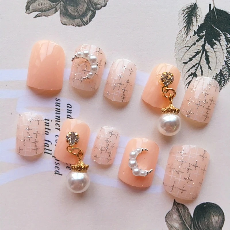 Fashion Flat FaKe Nails Light Orange Acrylic Nail 3D Large Pearl DIY Full Cover False Nail Manicure Tools Z086
Fashion Flat FaKe Nails Light Orange Acrylic Nail 3D Large Pearl DIY Full Cover False Nail Manicure Tools Z086