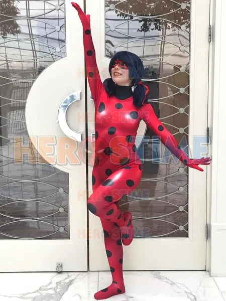 Hot Sale Marinette Ladybug Costume High Quality 3D Print Ladybug Cosplay Costume Spandex Woman Zentai Bodysuit
Hot Sale Marinette Ladybug Costume High Quality 3D Print Ladybug Cosplay Costume Spandex Woman Zentai Bodysuit