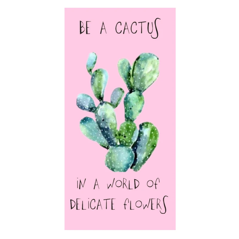 Funny Be a Cactus Not a Flower Quote Beach Sport Gym Towels for Women Pink Tropical Plants Swimming Sauna Bath Towels Quick Dry
Funny Be a Cactus Not a Flower Quote Beach Sport Gym Towels for Women Pink Tropical Plants Swimming Sauna Bath Towels Quick Dry