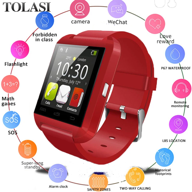 U8 Smartwatch Bluetooth Smart Watch Message Call Notification Passometer with Sim Slot for iPhone Android Phone mens watch
U8 Smartwatch Bluetooth Smart Watch Message Call Notification Passometer with Sim Slot for iPhone Android Phone mens watch