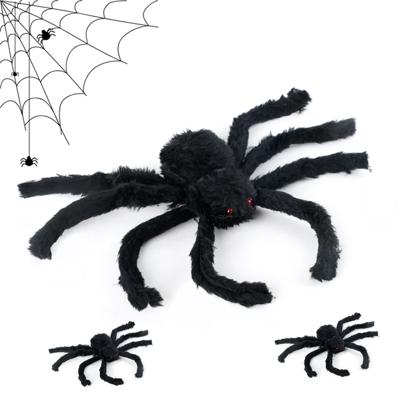 30cm,50cm,75cm Halloween Decoration Big Black Furry Fake Spider Creep Trick Or Treat Indoor Outdoor Halloween Decor Props
30cm,50cm,75cm Halloween Decoration Big Black Furry Fake Spider Creep Trick Or Treat Indoor Outdoor Halloween Decor Props