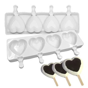 Silicone Ice Cream Mold 4 Hole Funny Popsicle Mold Ice Cream Mould DIY Candy Chocolate Soap Jelly Moulds Tray With 10pcs Sticks
Silicone Ice Cream Mold 4 Hole Funny Popsicle Mold Ice Cream Mould DIY Candy Chocolate Soap Jelly Moulds Tray With 10pcs Sticks
