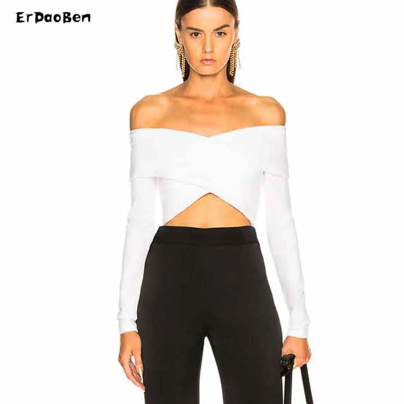 ERDAOBEN Bandage T-Shirt Long Sleeve Bodycon slash neck Tops Fashion New Arrival For Lady party H5596
ERDAOBEN Bandage T-Shirt Long Sleeve Bodycon slash neck Tops Fashion New Arrival For Lady party H5596