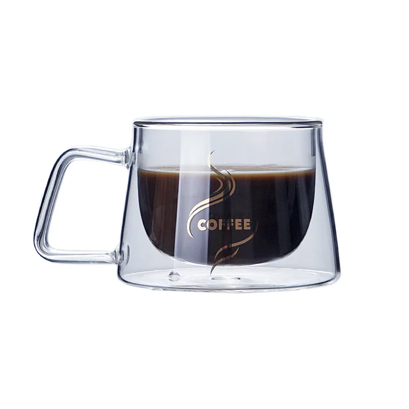 250-300ML Modern Nordic Double Layer Glass Cup Coffee Cold Drink Juice Glass with Handle High Temperature Resistance
250-300ML Modern Nordic Double Layer Glass Cup Coffee Cold Drink Juice Glass with Handle High Temperature Resistance