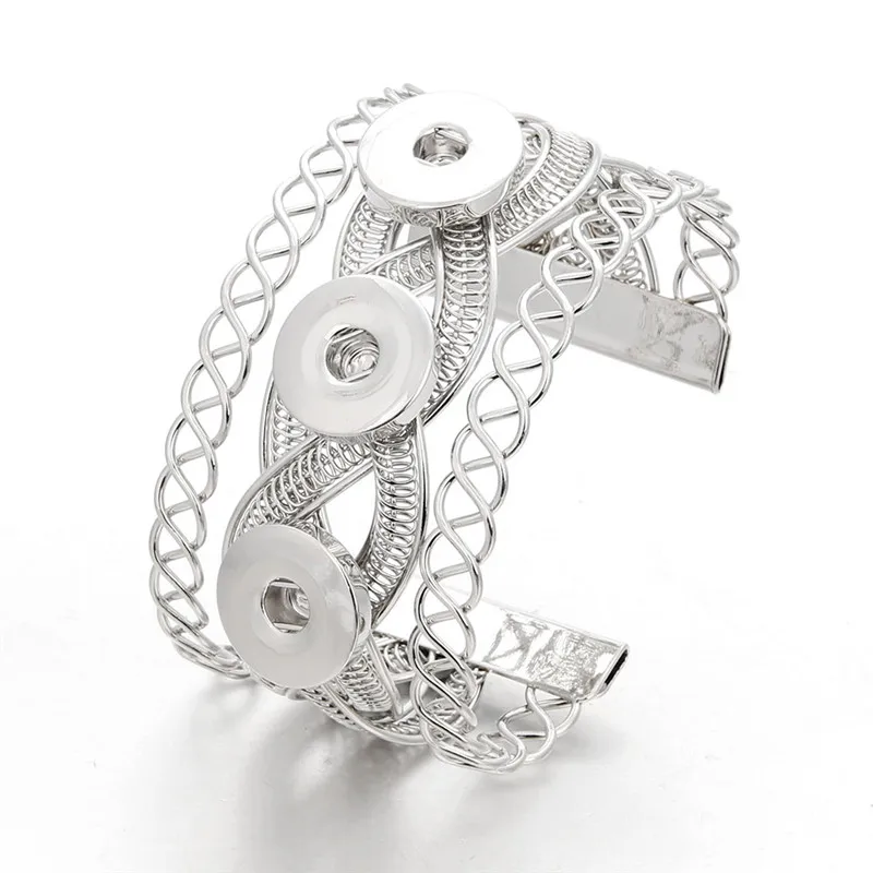 Snap Bangles Jewelry Interchangeable Big Snap Cuff Bracelets For Metal 18mm Snap Button wholesale ZE059
Snap Bangles Jewelry Interchangeable Big Snap Cuff Bracelets For Metal 18mm Snap Button wholesale ZE059
