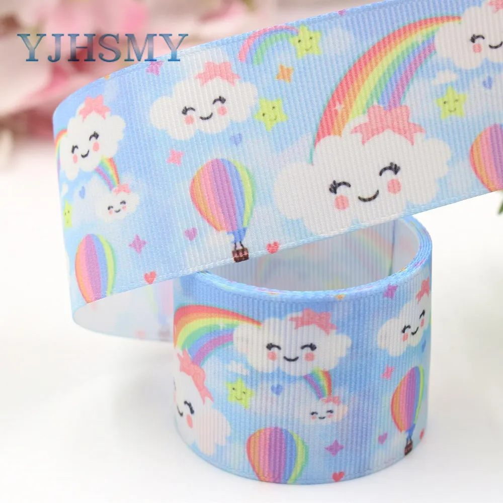 YJHSMY I-19221-410,38mm 10yards Rainbow clouds Thermal transfer Printed grosgrain Ribbons,bow cap DIY accessories decorations
YJHSMY I-19221-410,38mm 10yards Rainbow clouds Thermal transfer Printed grosgrain Ribbons,bow cap DIY accessories decorations