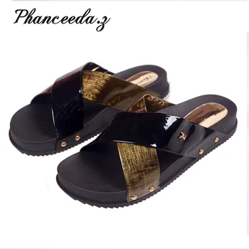 New 2018 Summer Style Women Sandals Flip Flops Sexy Open Toe Slides Female Fashion Glitter Platform Sandal Fashion Slippers
New 2018 Summer Style Women Sandals Flip Flops Sexy Open Toe Slides Female Fashion Glitter Platform Sandal Fashion Slippers