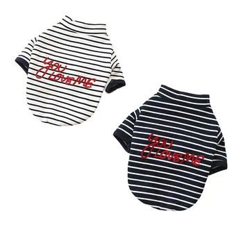 Classic Pet Dog Clothes Striped Pet Shirt Autumn Winter Pets Dogs Clothing Embroidery Cat Pets Clothes For Dogs French Bulldog
Classic Pet Dog Clothes Striped Pet Shirt Autumn Winter Pets Dogs Clothing Embroidery Cat Pets Clothes For Dogs French Bulldog