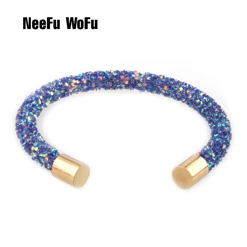 NeeFuWoFu New Crystal Sequin package Bracelets bangles New women Fashion luxury Jewelry charm new brand collection full pave
NeeFuWoFu New Crystal Sequin package Bracelets bangles New women Fashion luxury Jewelry charm new brand collection full pave