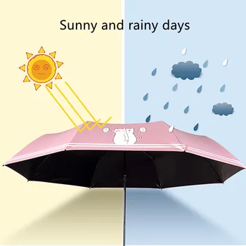 Hot Sale Cartoon Blindfold Cat Fine Umbrella Rain Woman Folding Umbrella Woman Umbrella Pink Green Lovely Small Pocket Umbrella
Hot Sale Cartoon Blindfold Cat Fine Umbrella Rain Woman Folding Umbrella Woman Umbrella Pink Green Lovely Small Pocket Umbrella