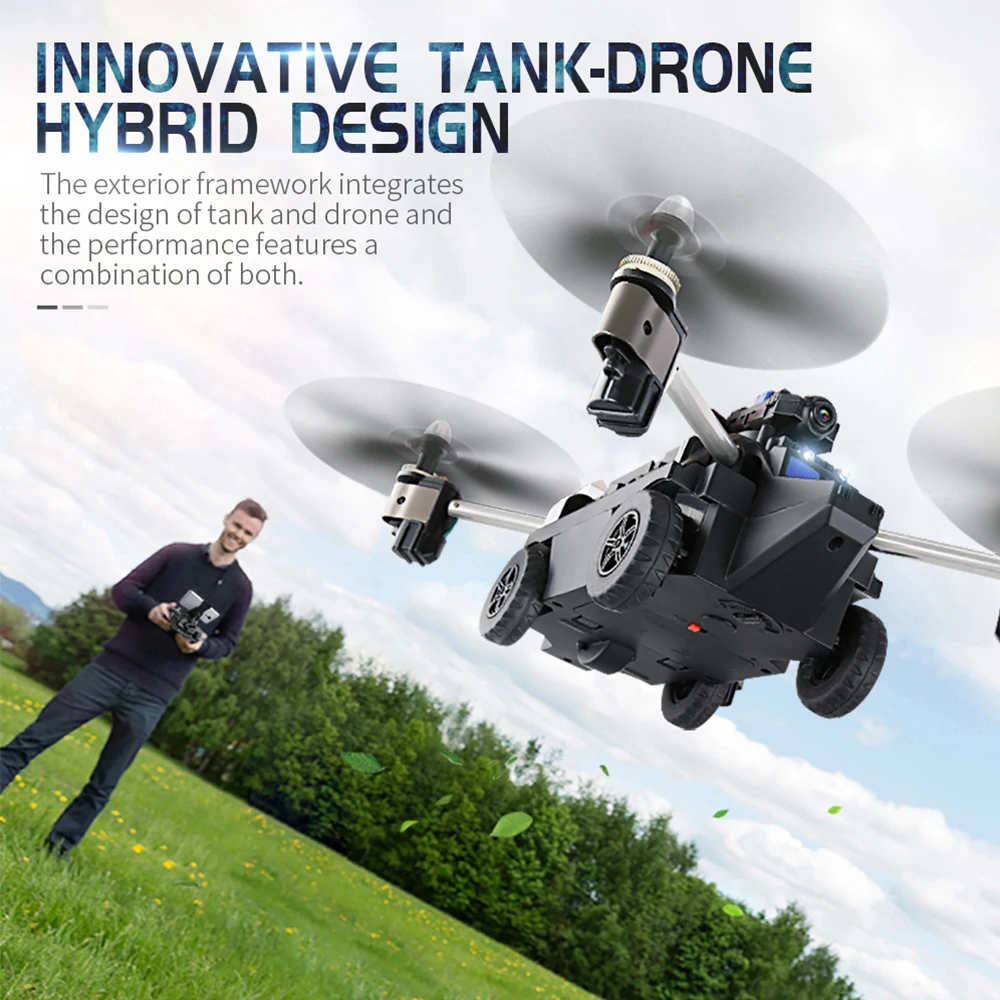 JJR/C H40WH Wifi FPV 720P Camera Drone 2.4G 6 Axis Gyro Headless Altitude Hold RC Tank RC Quadcopter Dron Remote Control Toys
JJR/C H40WH Wifi FPV 720P Camera Drone 2.4G 6 Axis Gyro Headless Altitude Hold RC Tank RC Quadcopter Dron Remote Control Toys