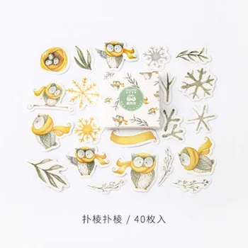 40 pcs/pack Owl Decorative Stickers Cute Adhesive Journal DIY Stickers Diary Label Scrapbooking sticker School Supplies
40 pcs/pack Owl Decorative Stickers Cute Adhesive Journal DIY Stickers Diary Label Scrapbooking sticker School Supplies
