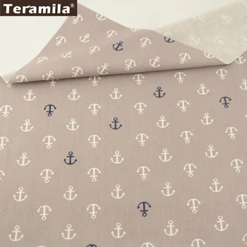 Teramila Cotton Fabrics Blue and White Sea Anchor Patterns Light Grey Quilting Patchwork Bedding Home Textile Cloth Decoration
Teramila Cotton Fabrics Blue and White Sea Anchor Patterns Light Grey Quilting Patchwork Bedding Home Textile Cloth Decoration