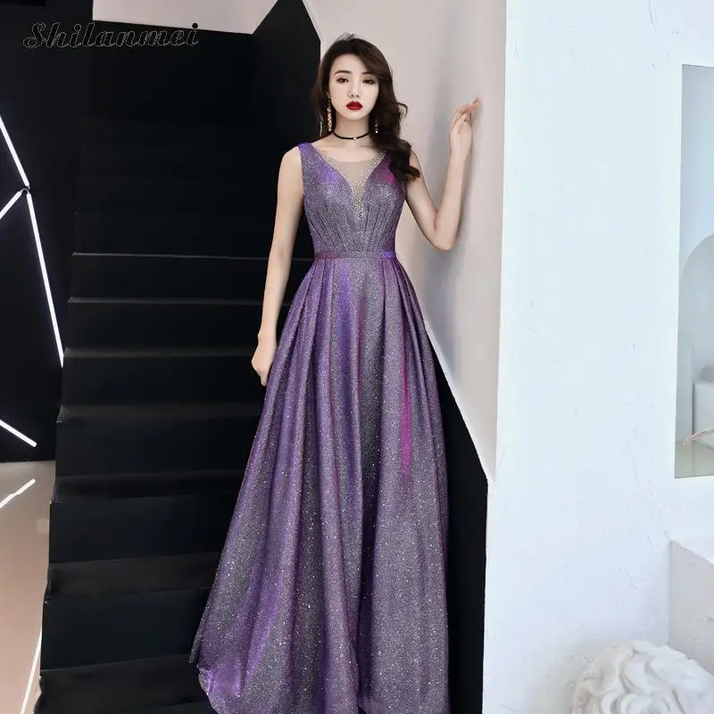2019 Summer Sleeveless Floor-Length Dress Women Backless Deep V Shining Evening Party Dresses Fashion High Waist Long Vestido XS
2019 Summer Sleeveless Floor-Length Dress Women Backless Deep V Shining Evening Party Dresses Fashion High Waist Long Vestido XS
