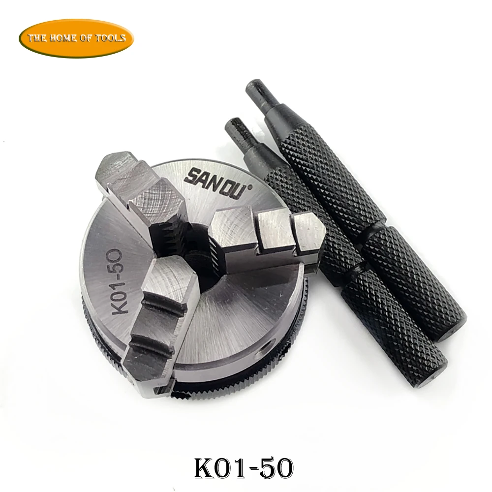 3 Jaw 50mm Manual Self-Centering Lathe Chuck 2'' Three Jaws Mini Chuck K01-50 M14*1 Hardened Steel for CNC Wood Lathe
3 Jaw 50mm Manual Self-Centering Lathe Chuck 2'' Three Jaws Mini Chuck K01-50 M14*1 Hardened Steel for CNC Wood Lathe