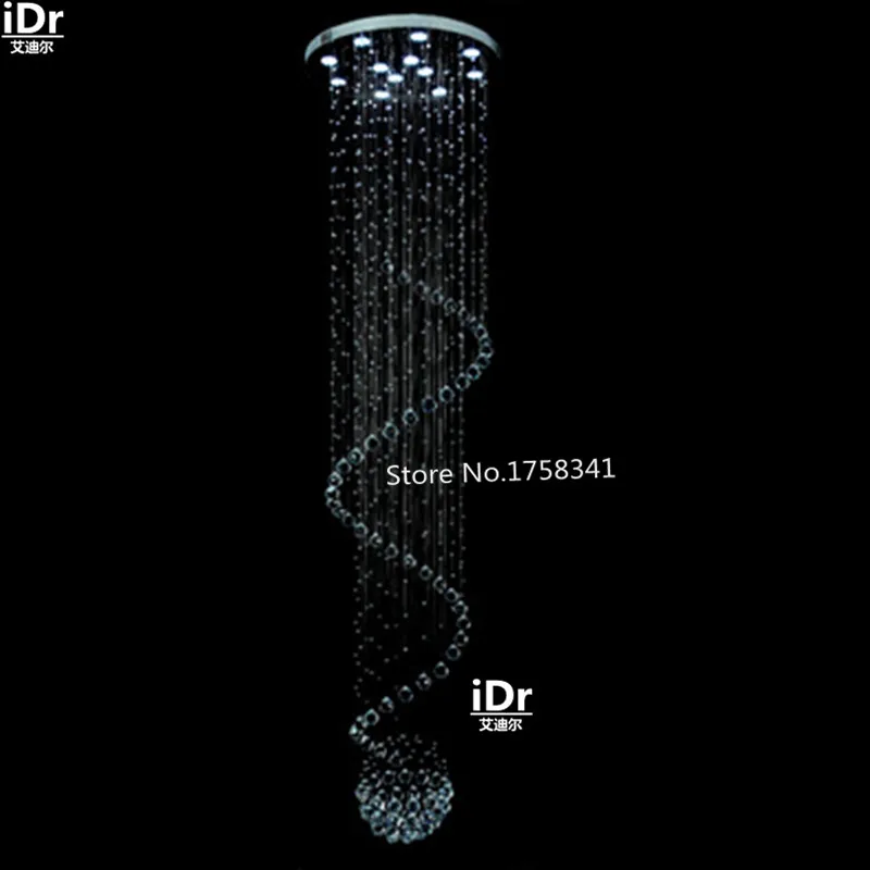 Modern stairs crystal chandelier penthouse floor living room lights Villa chandelier long hall crystal lamp Dia600xH2000mm
Modern stairs crystal chandelier penthouse floor living room lights Villa chandelier long hall crystal lamp Dia600xH2000mm