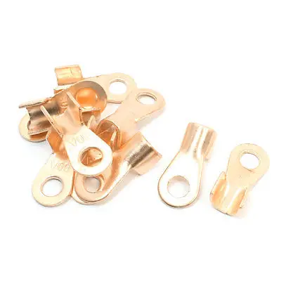 Фото 10pcs 80A Open Nose Ring Tongue Cable Wire Copper Connector Terminal | Обустройство дома