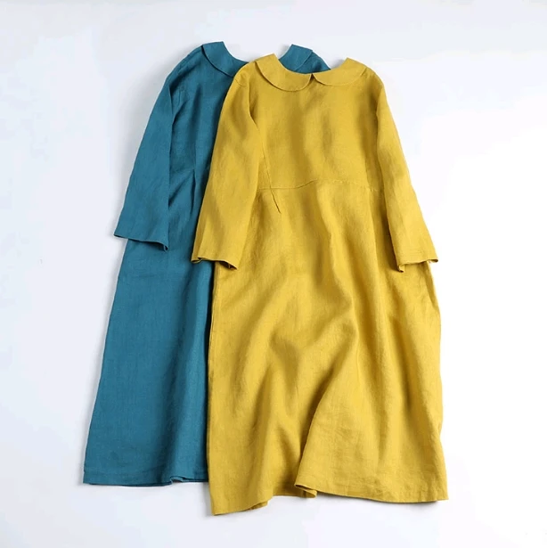 Japanese Literature and Art Women's Dress Autumn New Doll-collar Open-top 9-sleeve Dress J20190100109
Japanese Literature and Art Women's Dress Autumn New Doll-collar Open-top 9-sleeve Dress J20190100109