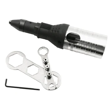 Electric Rivet Nut Gun Riveting Tool Cordless Riveting Drill Adapter Insert Nut Tool Riveting Drill Adapter lectric upgrade
Electric Rivet Nut Gun Riveting Tool Cordless Riveting Drill Adapter Insert Nut Tool Riveting Drill Adapter lectric upgrade