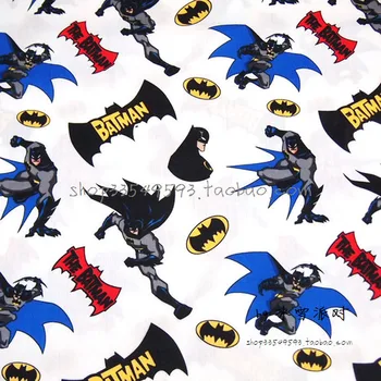 140*50cm 1pcs Batman Fabric 100% Cotton Fabric Patchwork Telas Handsome Batman Printed Fabric For Diy Sewing Clothing Quilting
140*50cm 1pcs Batman Fabric 100% Cotton Fabric Patchwork Telas Handsome Batman Printed Fabric For Diy Sewing Clothing Quilting