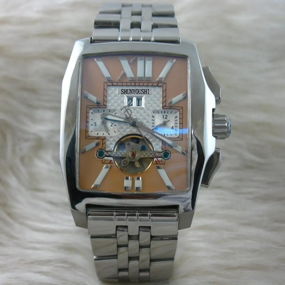 WG06629 Mens Watches Top Brand Runway Luxury European Design Automatic Mechanical Watch
WG06629 Mens Watches Top Brand Runway Luxury European Design Automatic Mechanical Watch