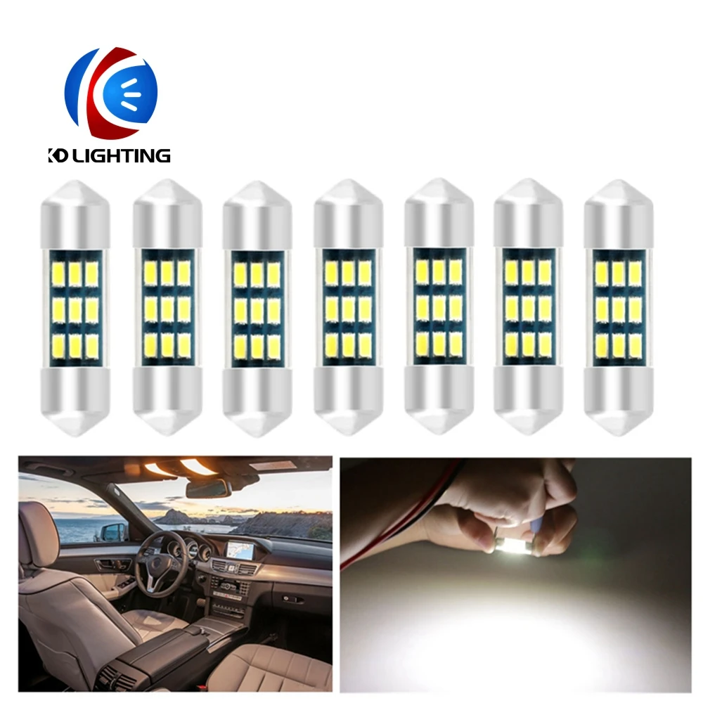 KD 2pcs X Led Festoon 31mm 36mm 39mm 42mm SV8,5 C10W C5W Led 3014 SMD 12V Lamp Lighting Car Dome Bulb License Plate Lights
KD 2pcs X Led Festoon 31mm 36mm 39mm 42mm SV8,5 C10W C5W Led 3014 SMD 12V Lamp Lighting Car Dome Bulb License Plate Lights