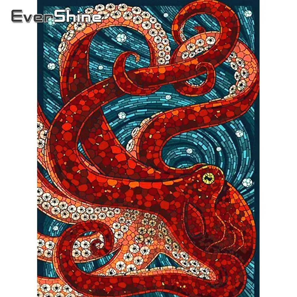 EverShine Diamond Embroidery Animals 5D Diamond Painting Octopus Cross Stitch Diamond Mosaic Picture Of Rhinestones Wall Decor
EverShine Diamond Embroidery Animals 5D Diamond Painting Octopus Cross Stitch Diamond Mosaic Picture Of Rhinestones Wall Decor